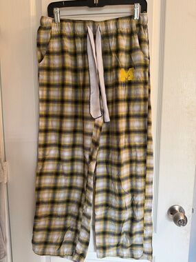 Women’s University of Michigan Plaid Pajama Pants with Drawstring
